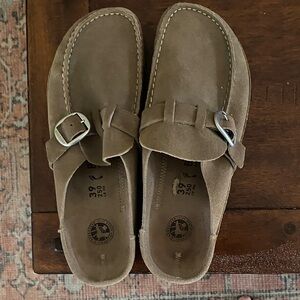 Birkenstock Brown Suede Loafers